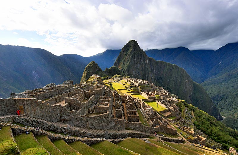 Foto de Machu Picchu desde la terraza inferior