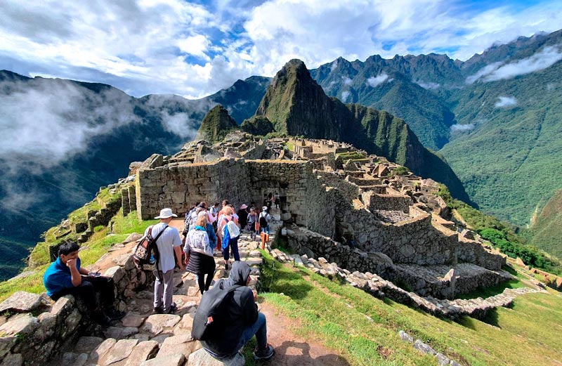 Main gate of Machu Picchu