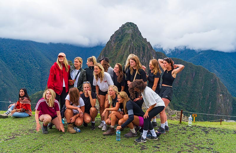 Amigas en Machu Picchu