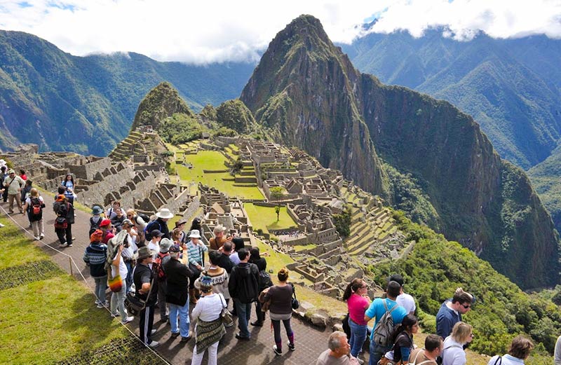 Ciudadela Inca de Machu Picchu en temporada alta