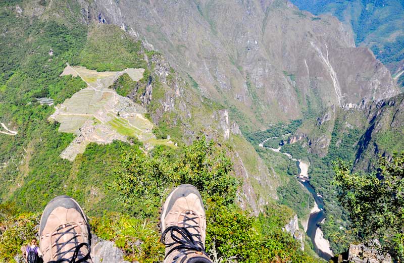 Vista desde la cima del Huayna Picchu