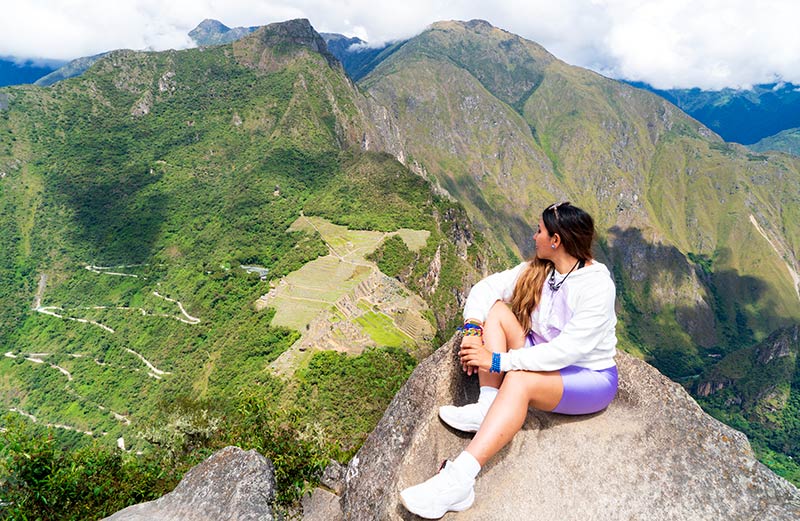 Panoramic view from Huayna Picchu